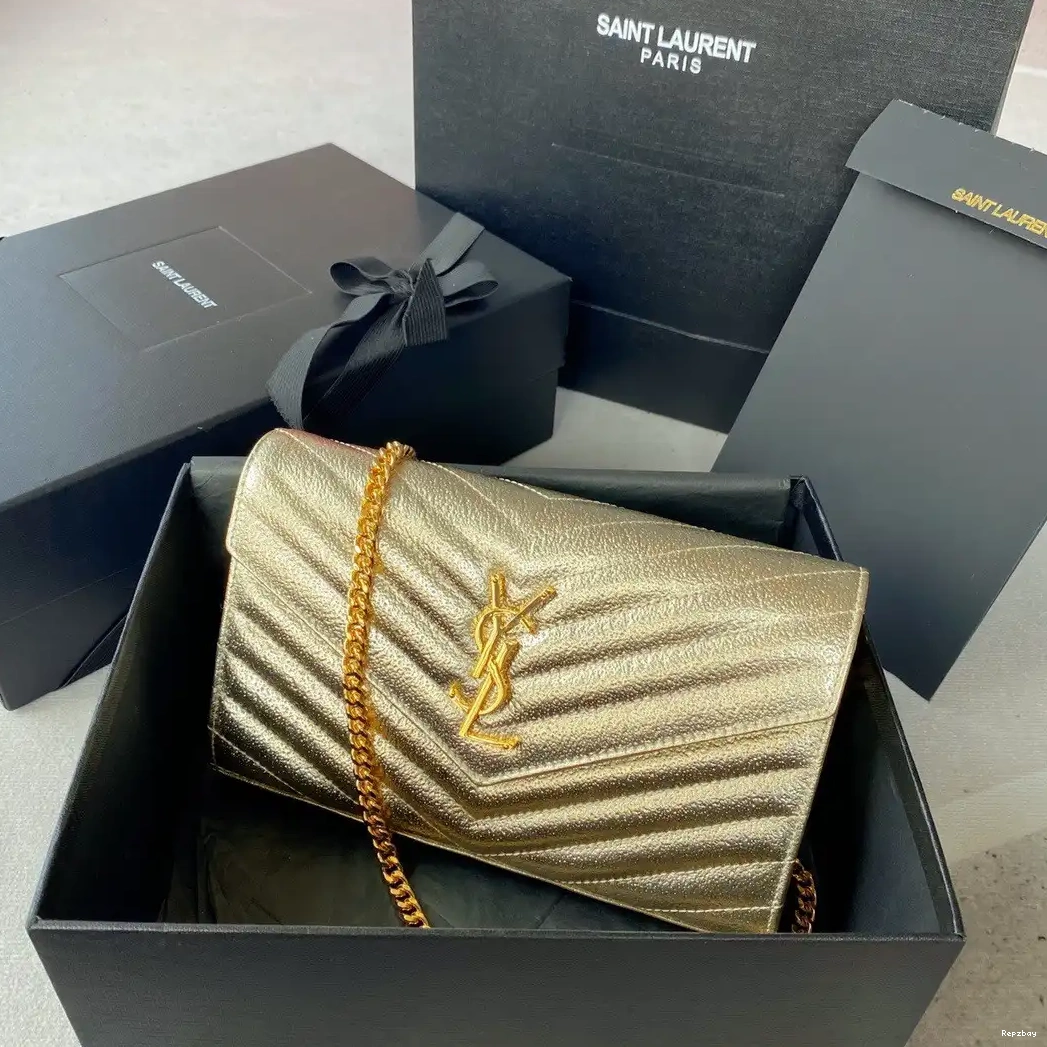 Repladies REP CASSANDRE WALLET YSL CHAIN MATELASSÉ 0526